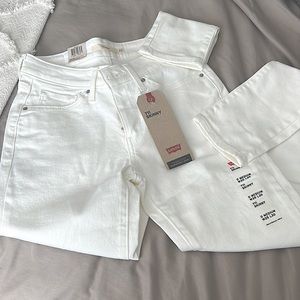Brand new 711 skinny women’s white